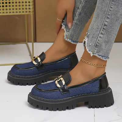 Preppy Preppy Mejczyki-Slip-On z gumową i geometryczną design