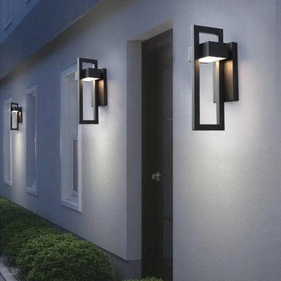 AuraBright – Nowoczesna Lampa Ścienna na Zewnątrz z Energooszczędnym LED