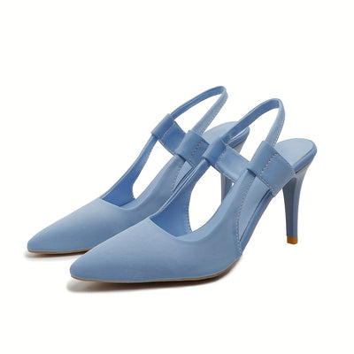 Eleganckie sandały bez pięty na szpilce w stylu retro
