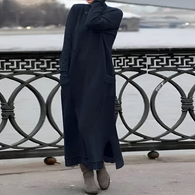 Emanuela™ - Elegancka, super miękka długa sukienka zimowa