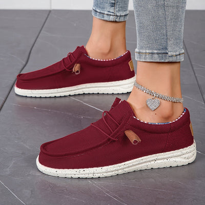 Letnie loafersy damskie - Lekkie buty wsuwane z miękką podeszwą