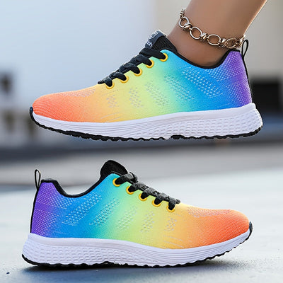 Lekkie Oddychające Sneakersy Dzianinowe z Amortyzującą Podeszwą | Idealne na Wiosnę i Lato