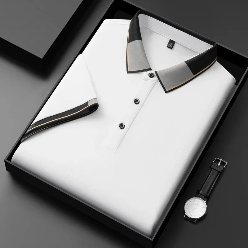 Bawełniana haftowana koszulka polo Premium Fabio™ - niezrównana elegancja i wygoda