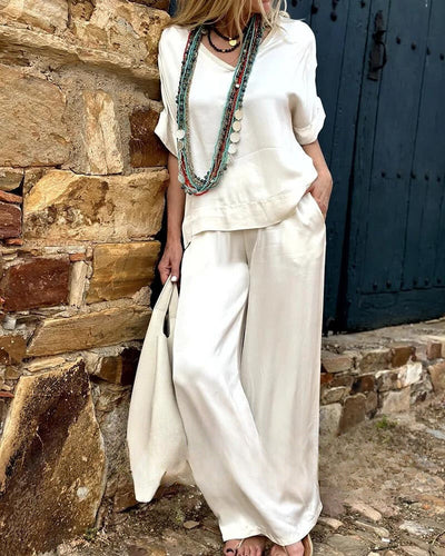 Komplet bluzki i spodni Hazel Elysian Elegance