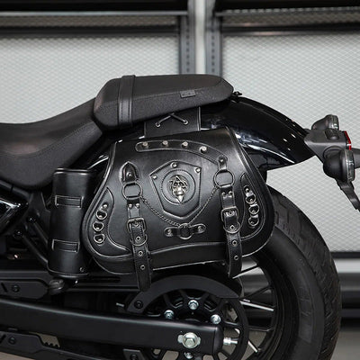 Torba motocyklowa Czaszka Steampunk