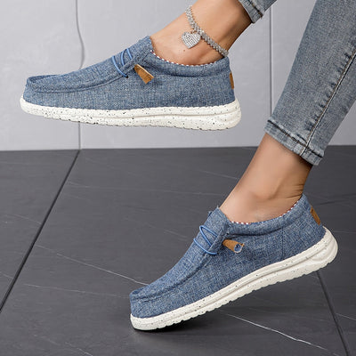 Letnie loafersy damskie - Lekkie buty wsuwane z miękką podeszwą