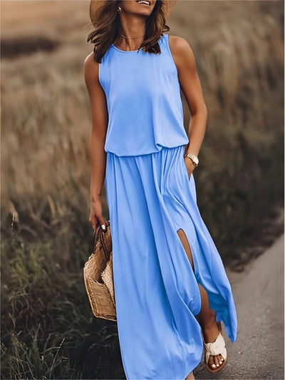 Edna - Długa sukienka z modalu Boho od Donna Kolorn