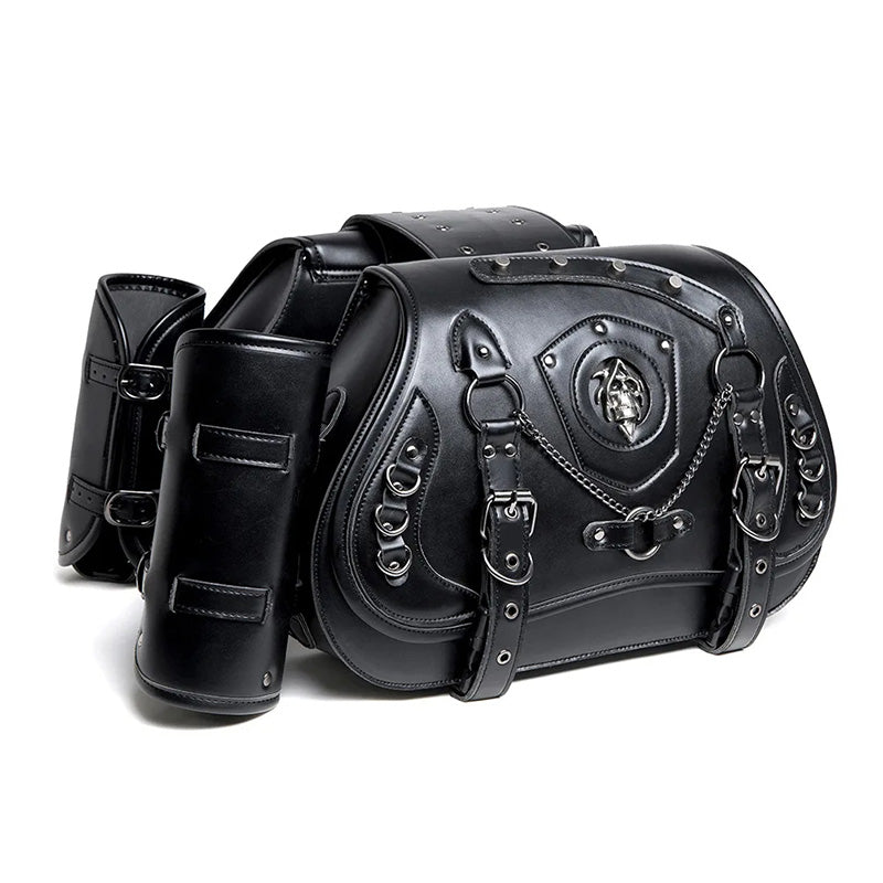 Torba motocyklowa Czaszka Steampunk