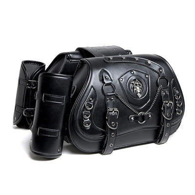 Torba motocyklowa Czaszka Steampunk