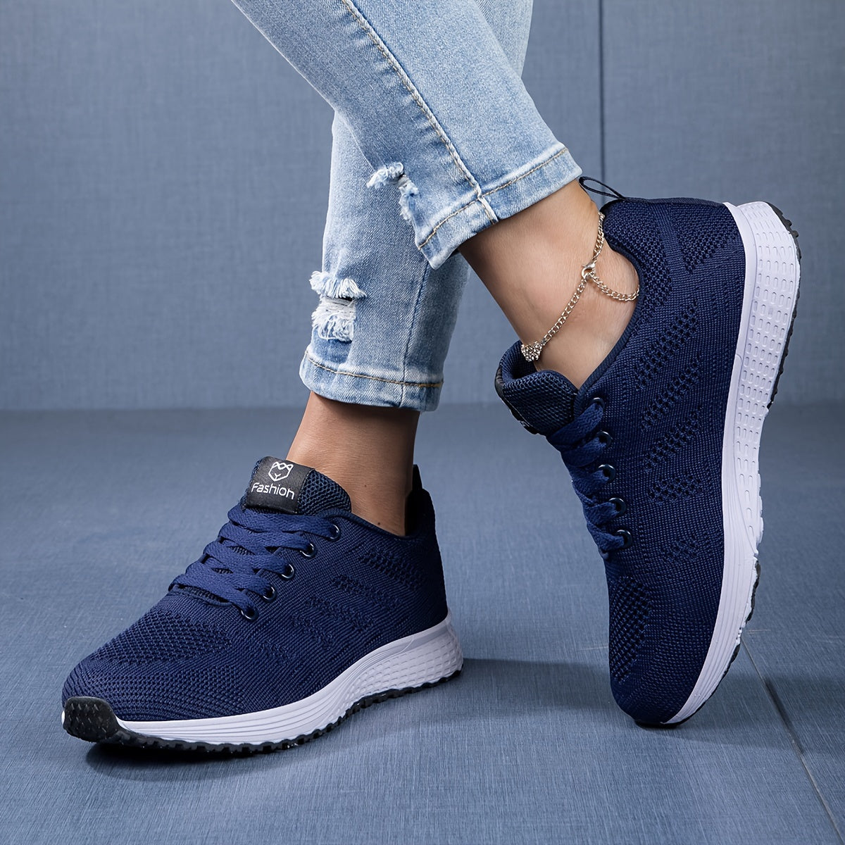 Lekkie Oddychające Sneakersy Dzianinowe z Amortyzującą Podeszwą | Idealne na Wiosnę i Lato