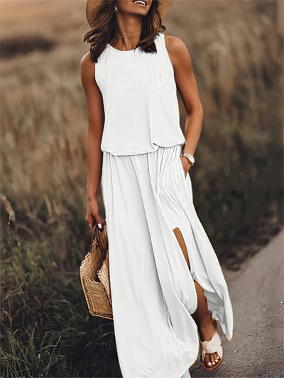 Edna - Długa sukienka z modalu Boho od Donna Kolorn