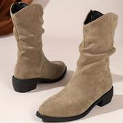 Greta - Damskie buty z mocnym, masywnym obcasem