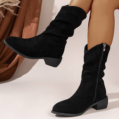Greta - Damskie buty z mocnym, masywnym obcasem