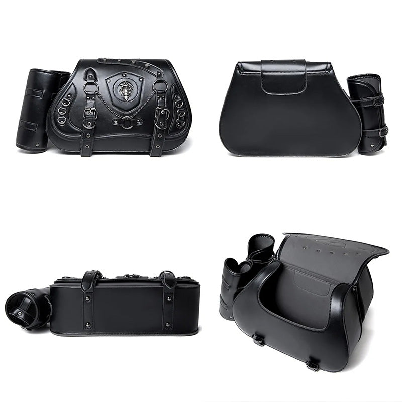 Torba motocyklowa Czaszka Steampunk