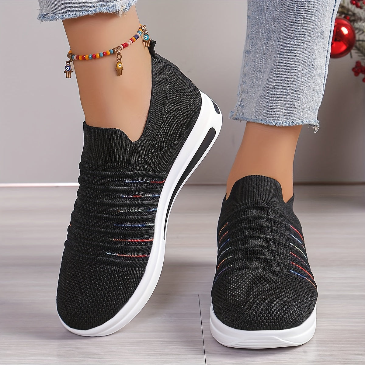 Letnie loafersy damskie - oddychające, lekkie buty wsuwane z odkrytymi palcami