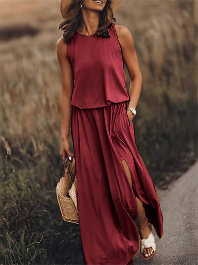 Edna - Długa sukienka z modalu Boho od Donna Kolorn