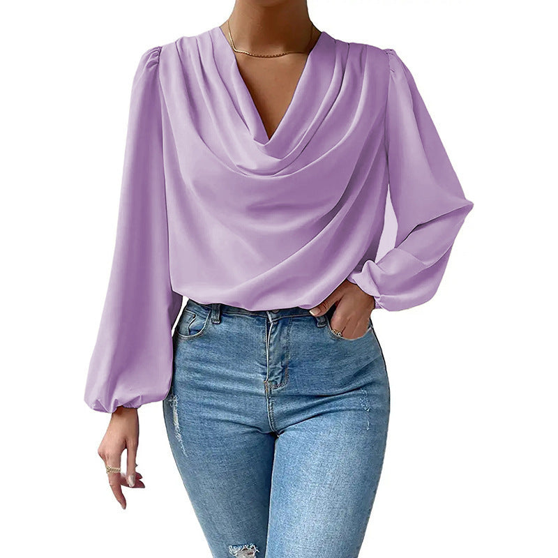 Samanthée™ - Elegante e Morbida Camicetta per un Look Raffinato