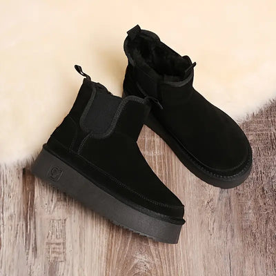 Buty zimowe - ciepłe, antypoślizgowe, mrozoodporne buty outdoorowe z polarową podszewką