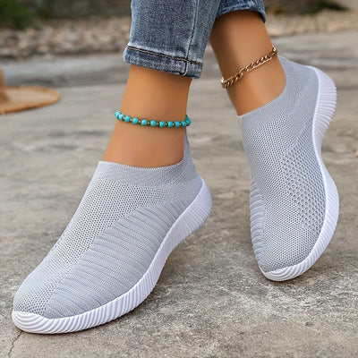 Letnie loafersy damskie - lekkie wsuwane buty casualowe z wygodną podeszwą