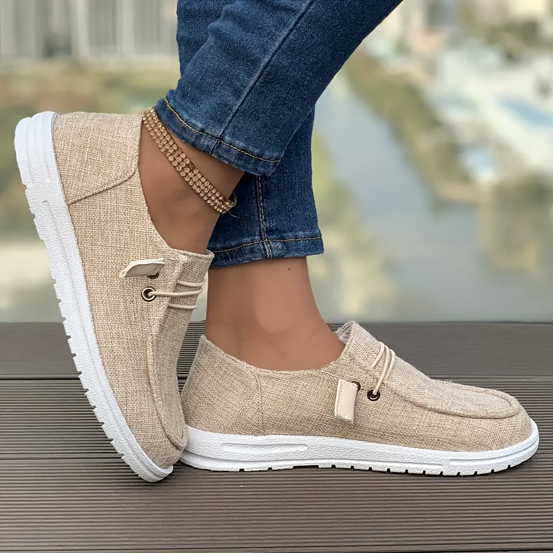 Letnie loafersy damskie - Lekkie wsuwane buty z frędzlami i wygodną podeszwą