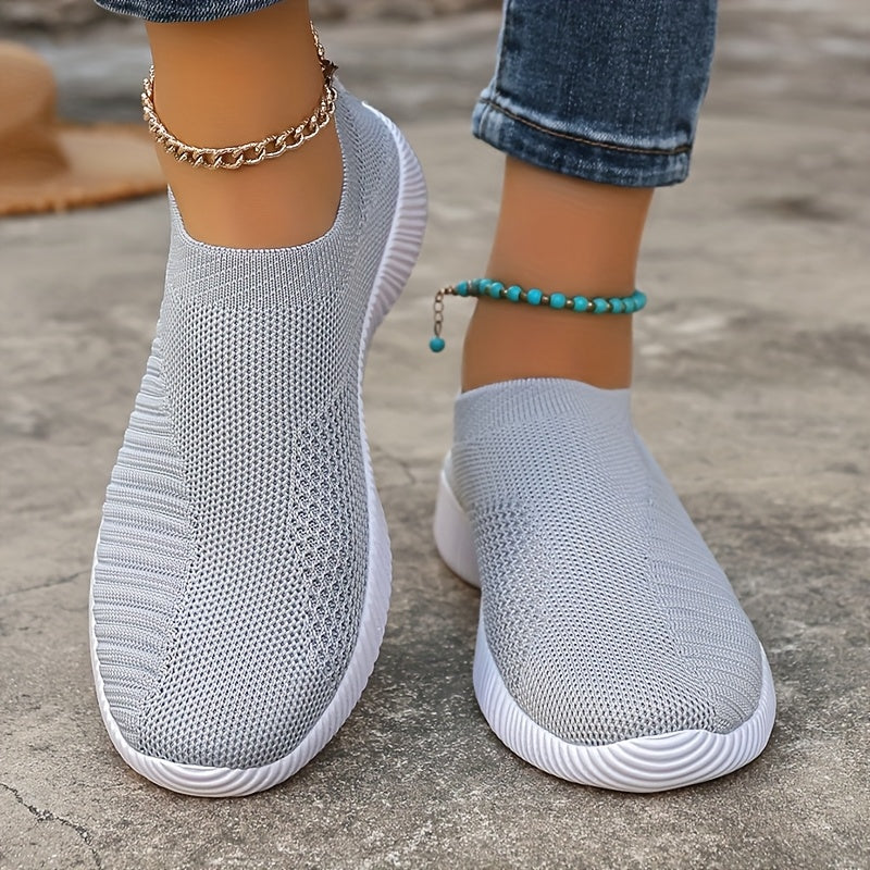 Letnie loafersy damskie - lekkie wsuwane buty casualowe z wygodną podeszwą