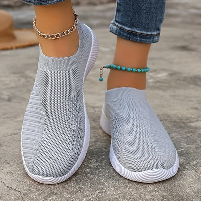 Letnie loafersy damskie - lekkie wsuwane buty casualowe z wygodną podeszwą