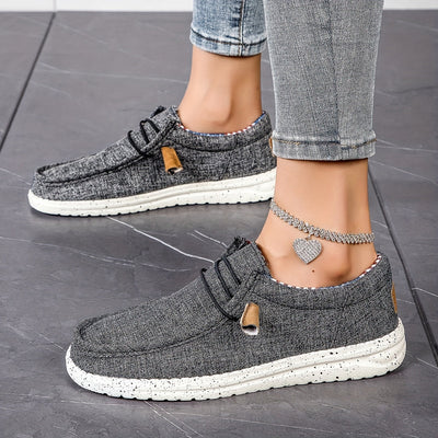 Letnie loafersy damskie - Lekkie buty wsuwane z miękką podeszwą