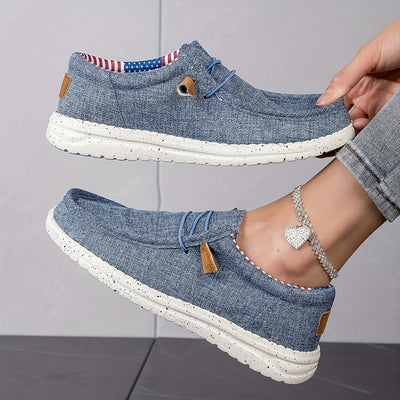 Letnie loafersy damskie - Lekkie buty wsuwane z miękką podeszwą
