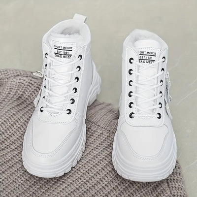 Lola - Zimowe sneakersy damskie z wysoką cholewką