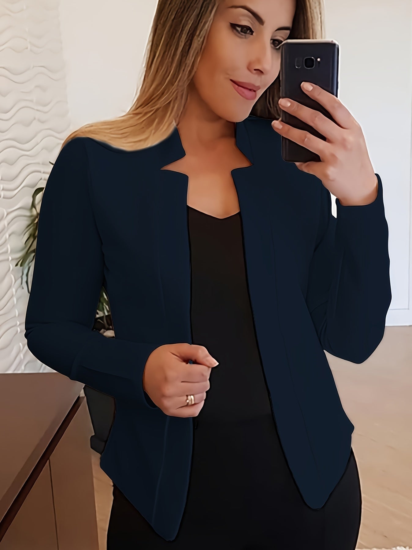 Angelina | Stylowy damski blazer z otwartym przodem