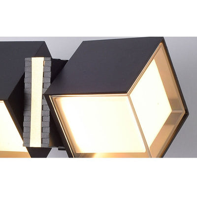 Designerska Lampa Ścienna LED Regulowane i Nowoczesne Oświetlenie Ogrodowe
