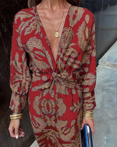 Gemma™ - szykowna sukienka w stylu vintage zapewniająca elegancki wygląd