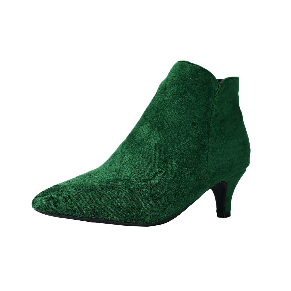 Buty na szpilce z kokardką i szpiczastym noskiem