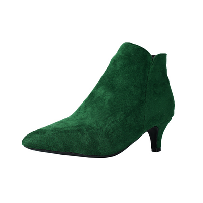 Buty na szpilce z kokardką i szpiczastym noskiem