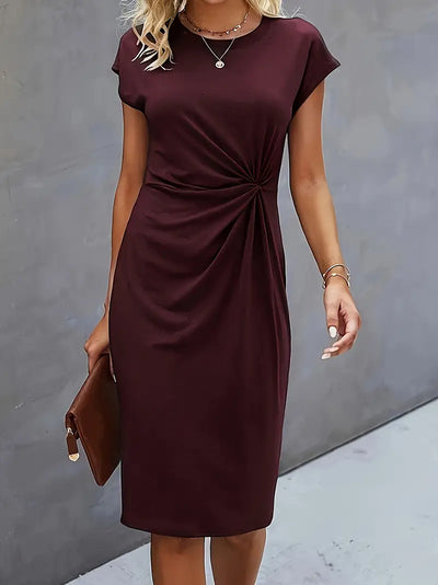 Casualowa sukienka z krótkim rękawem - Slim fit Bodycon Lato i moda na każdą porę roku