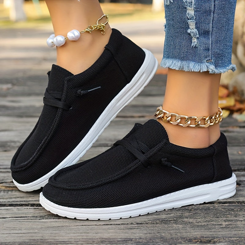 Letnie loafersy damskie - lekkie wsuwane buty casualowe z miękką podeszwą