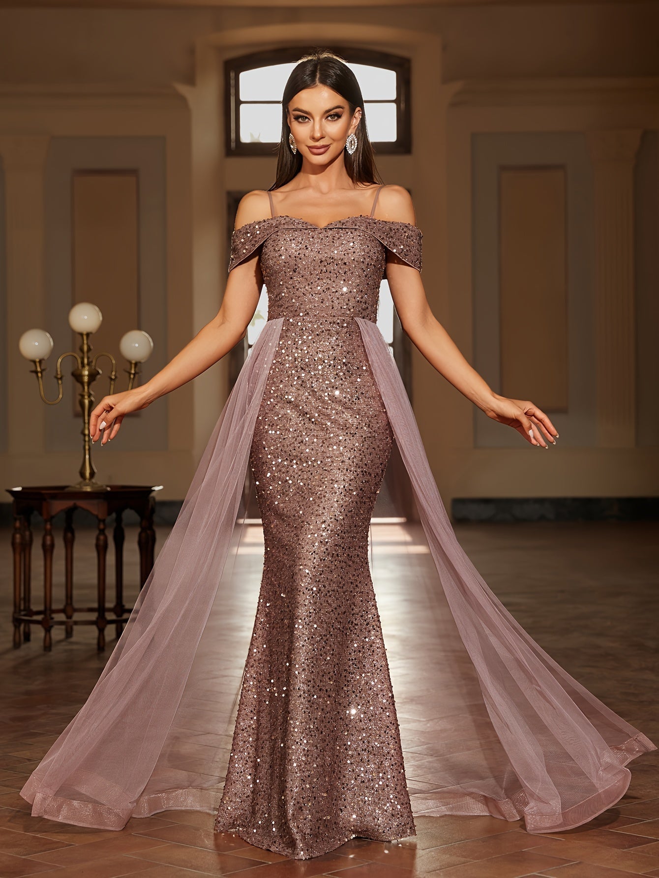 Rosalin | Elegancka i bardzo ładna sukienka wieczorowa