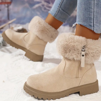 Ethan's ArcticStride - Casualowe, pogrubione buty zimowe z wysoką cholewką