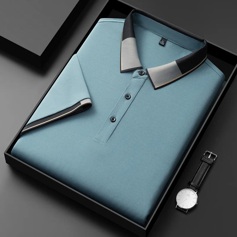 Bawełniana haftowana koszulka polo Premium Fabio™ - niezrównana elegancja i wygoda