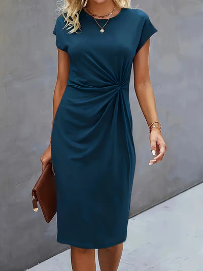 Casualowa sukienka z krótkim rękawem - Slim fit Bodycon Lato i moda na każdą porę roku