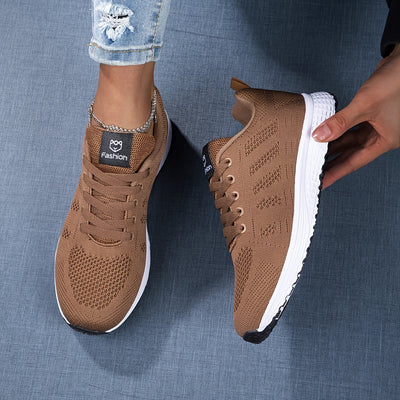 Lekkie Oddychające Sneakersy Dzianinowe z Amortyzującą Podeszwą | Idealne na Wiosnę i Lato