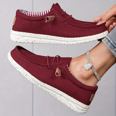 Letnie loafersy damskie - Lekkie buty wsuwane z miękką podeszwą