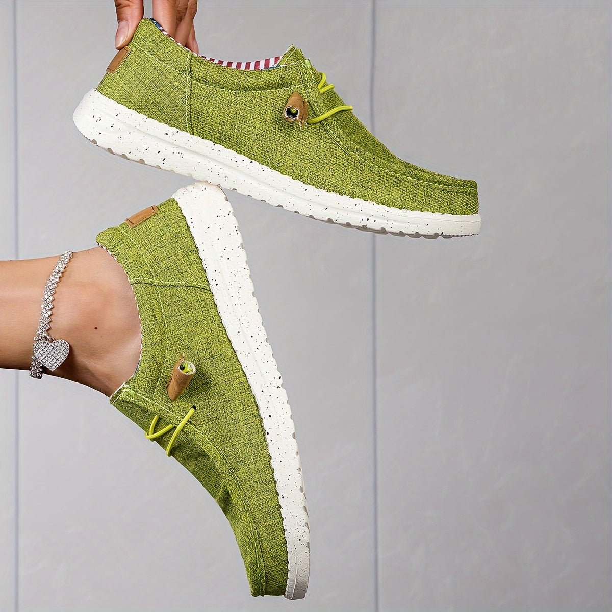 Letnie loafersy damskie - Lekkie buty wsuwane z miękką podeszwą