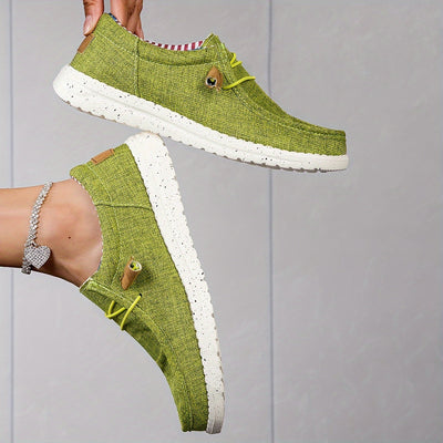 Letnie loafersy damskie - Lekkie buty wsuwane z miękką podeszwą