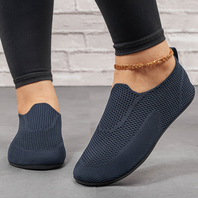 Damskie wsuwane loafersy - lekkie i wygodne buty letnie ze sztucznej skóry