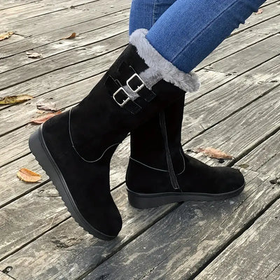 Jocia - Stylowe i wygodne buty turystyczne z podszewką ze sztucznego futra