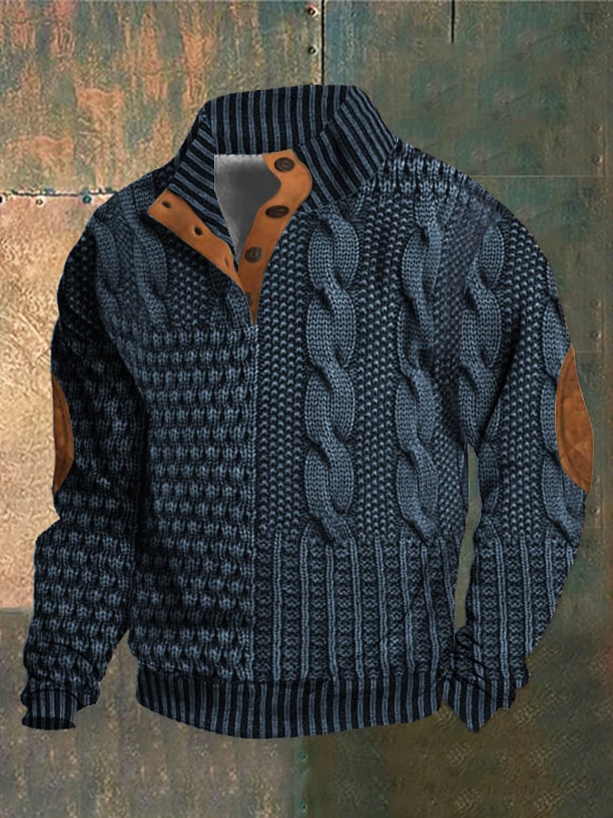 Alvize™ - Elegancki sweter z guzikami zapewniający swobodny i wyrafinowany wygląd