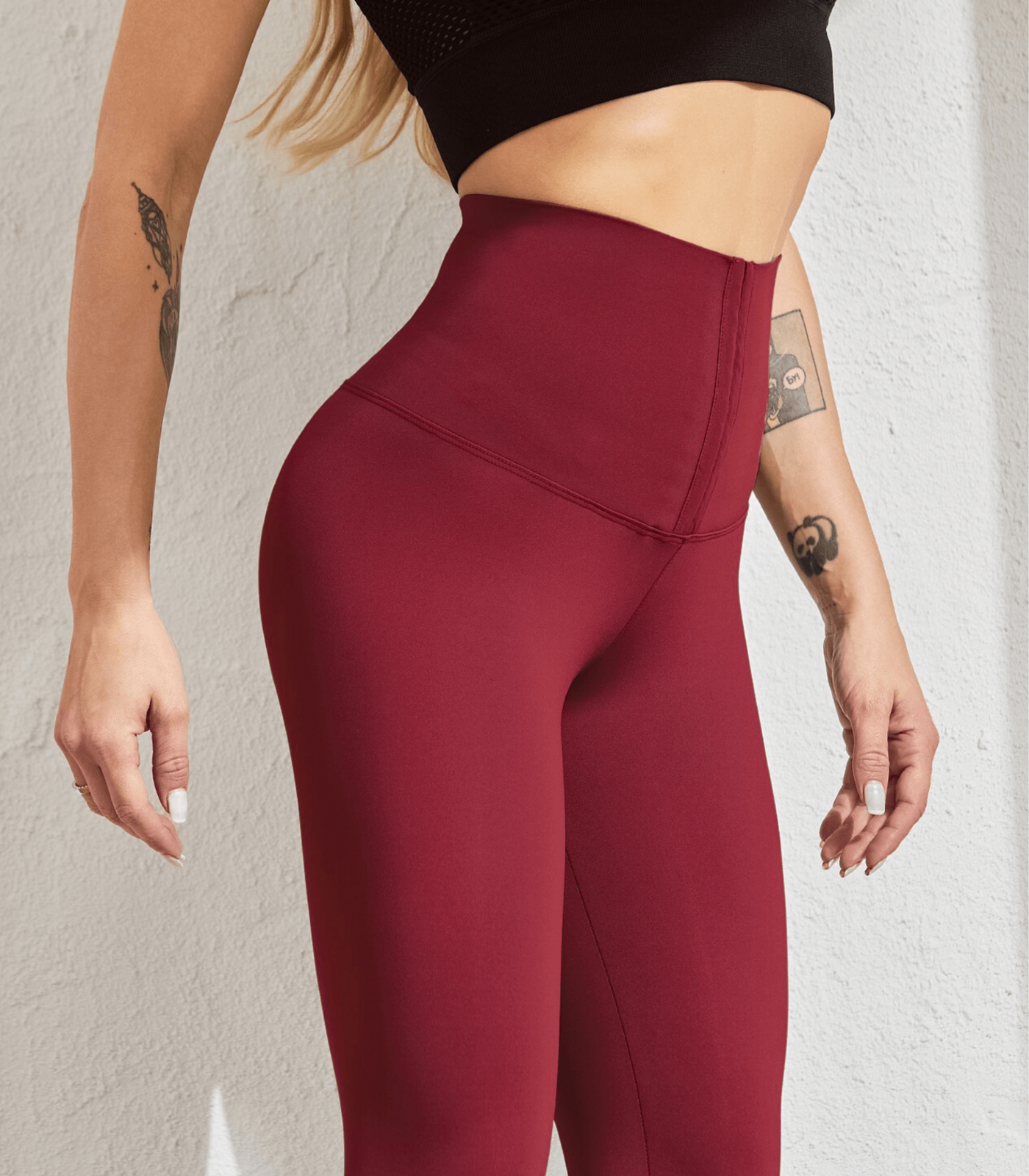 Legginsy modelujące z wysokim stanem