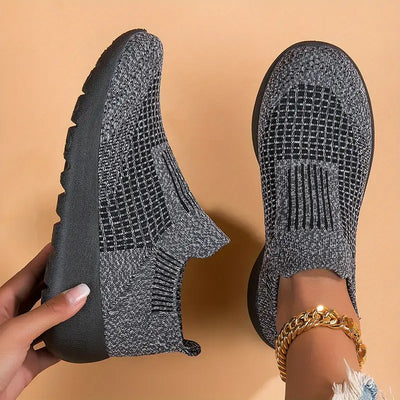 Lekkie sneakersy z dzianiny do noszenia na co dzień