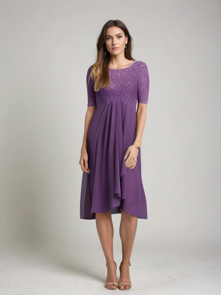 Jara | Sukienka Koronkowa Midi - Elegancja i Komfort